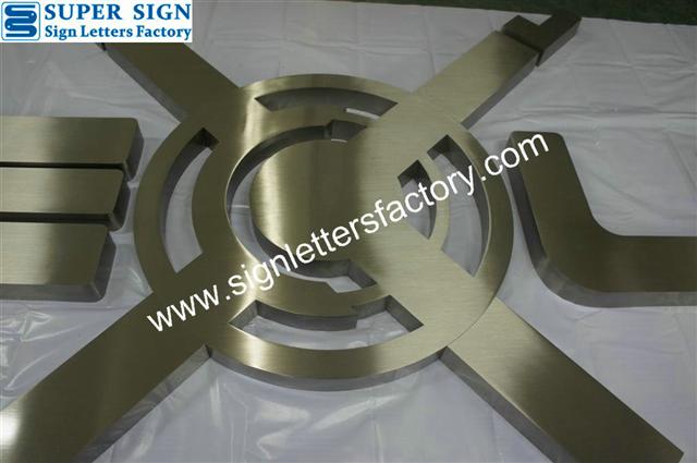 316 stainless steel signage